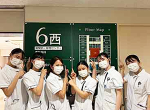 令和5年6月から6人の新人看護師
