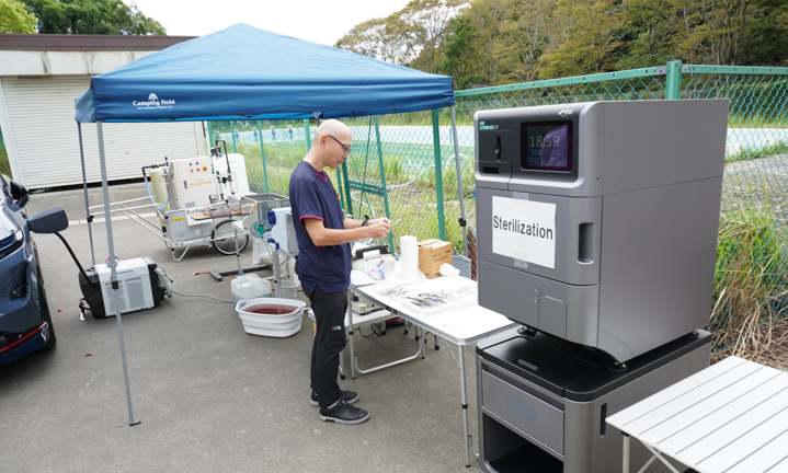 実証実験の様子