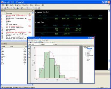 STATA STATAサンプル画面